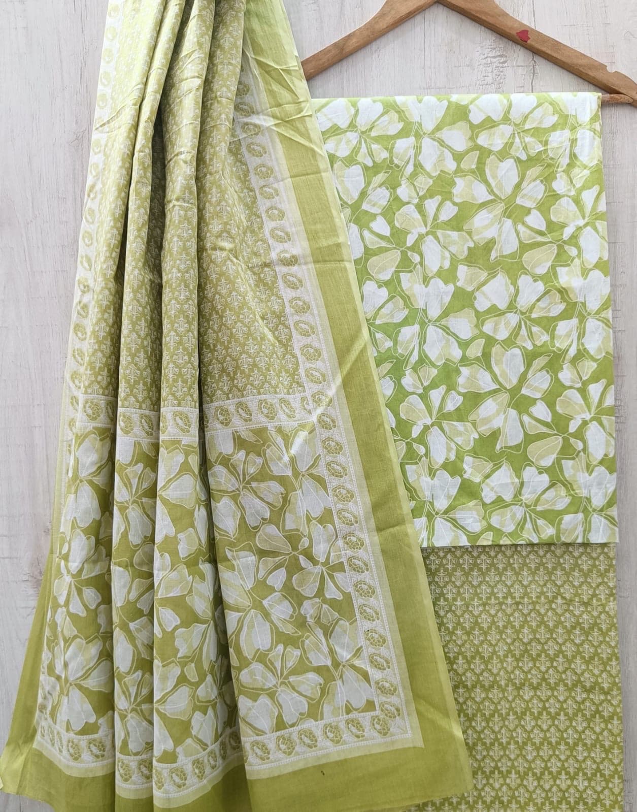 Lime Green Floral Suit